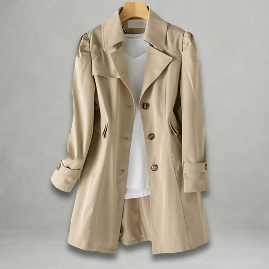 Elodie | Abrigo Trench a Medida para Mujer | Clásico Ligero