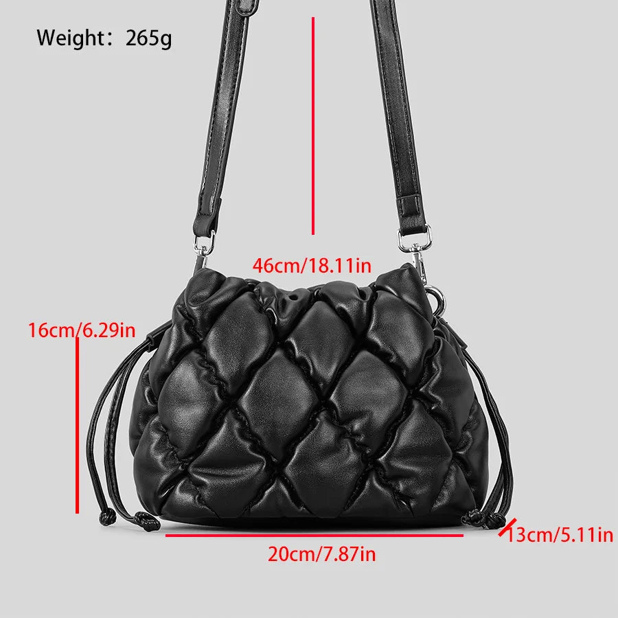 Bolso de almohada cruzado mini Bianca