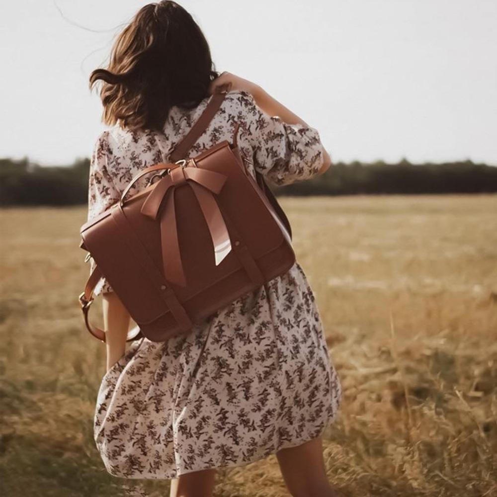 Knoten | Bolsa Retro Twist en Azul-Rosa