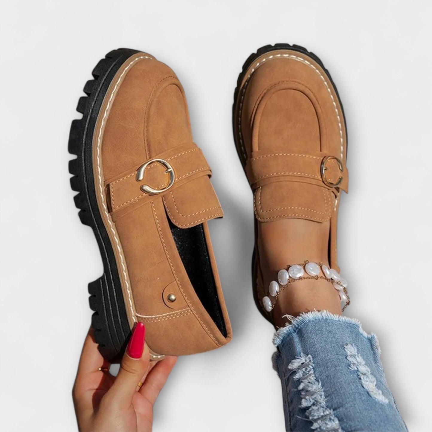 Lora – Zapatilla Legere con Punta Redonda