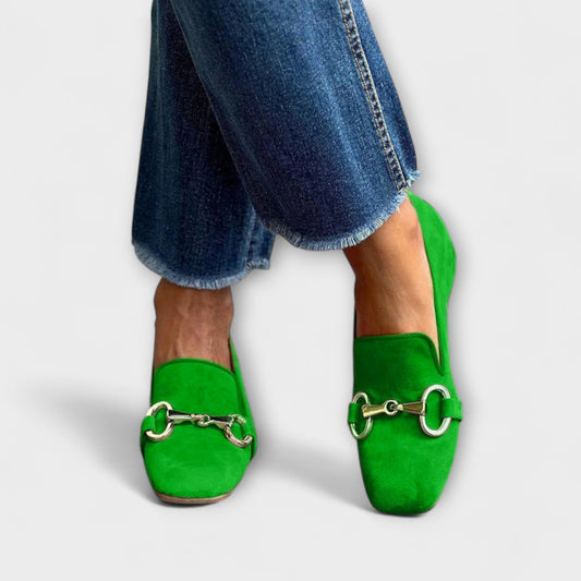 Taliah – Zapatilla con punta cuadrada y hebilla