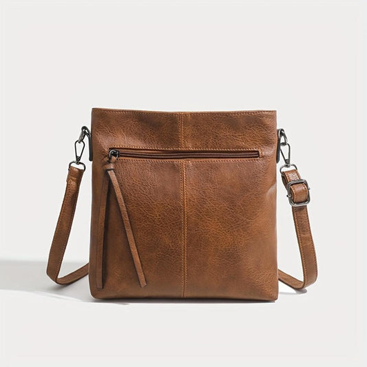 Lina | Bolso bandolera vintage con motivo de ajedrez