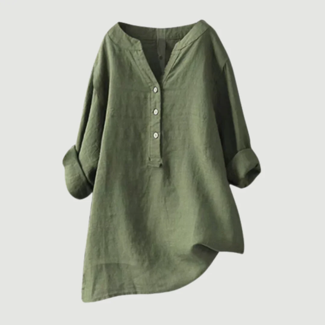Camisa ancha con botones