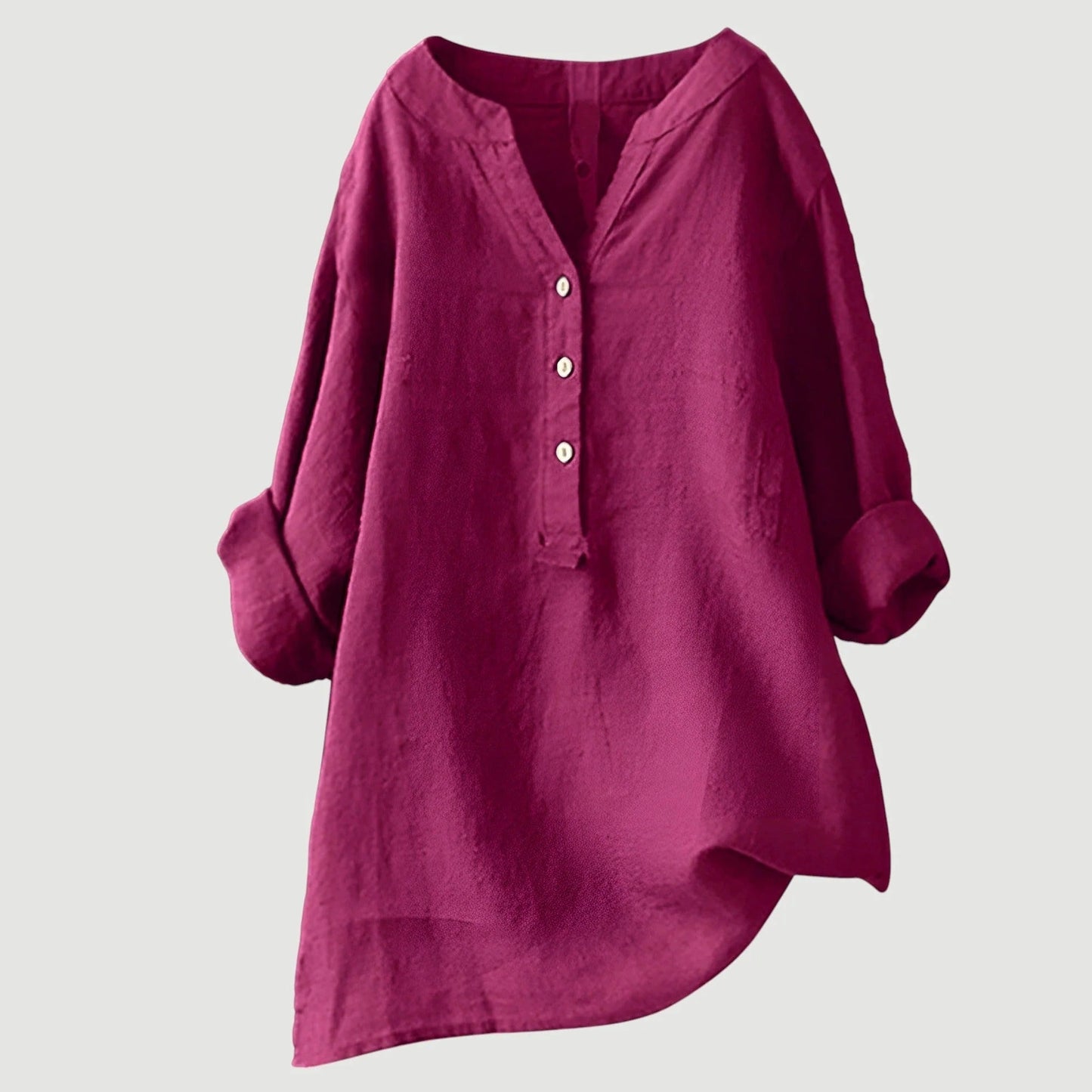 Camisa ancha con botones