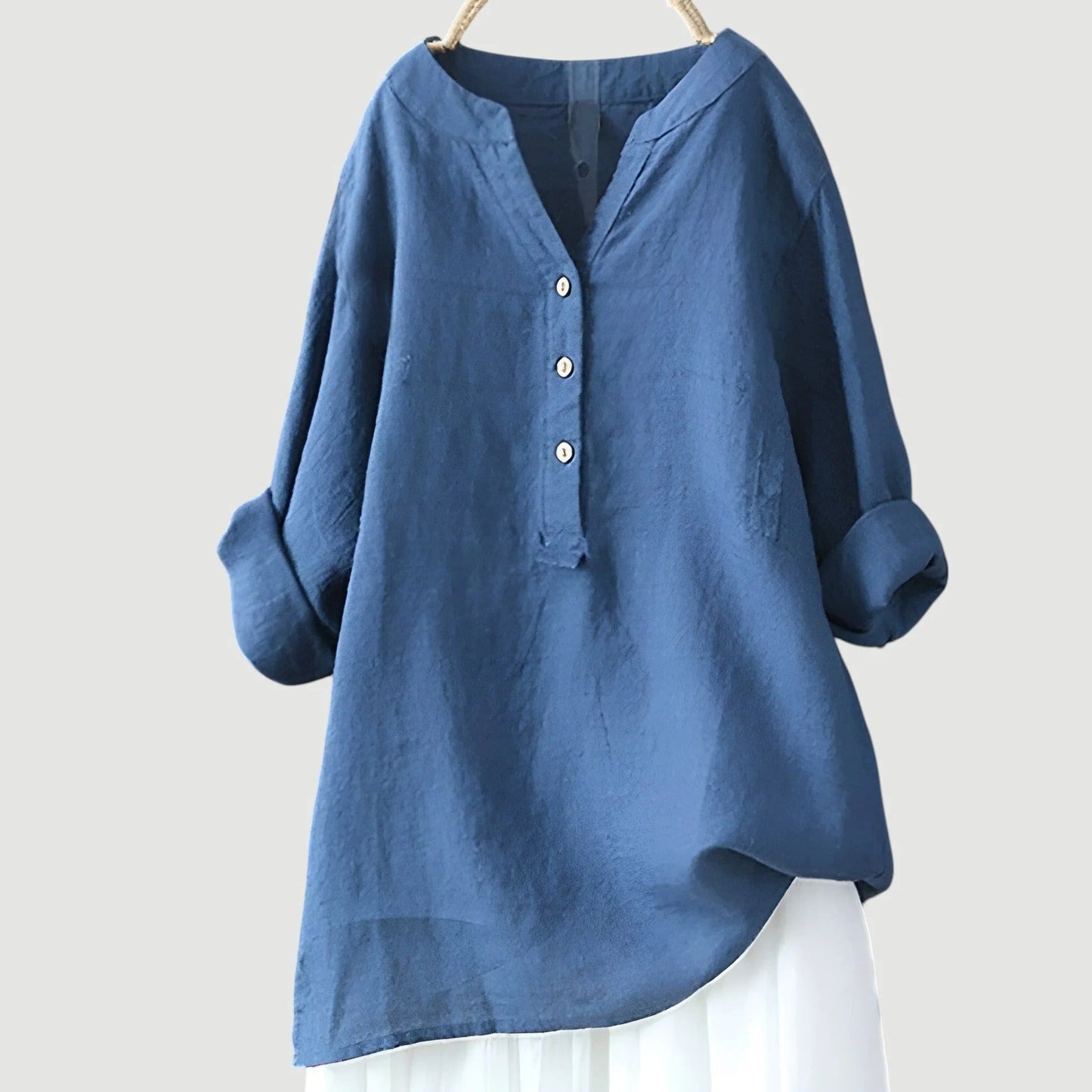 Camisa ancha con botones