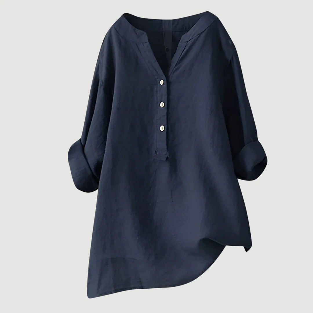 Camisa ancha con botones
