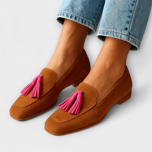 Rosa - Mocasines marrones