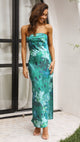 Verde estampado