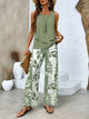 Verde estampado