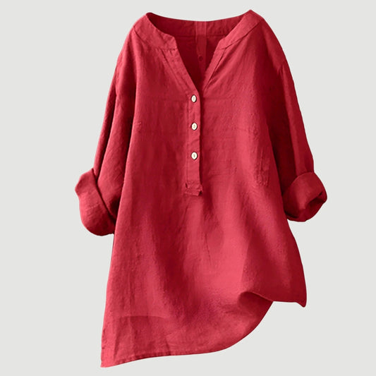 Camisa ancha con botones